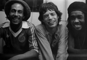 Bob Marley Mick Jagger & PeterTosh