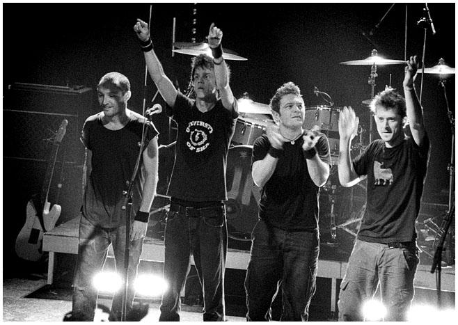 Les membres du groupe WhiteRock